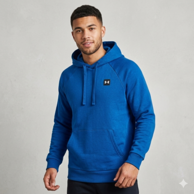 Толстовка (худи) Under Armor синяя