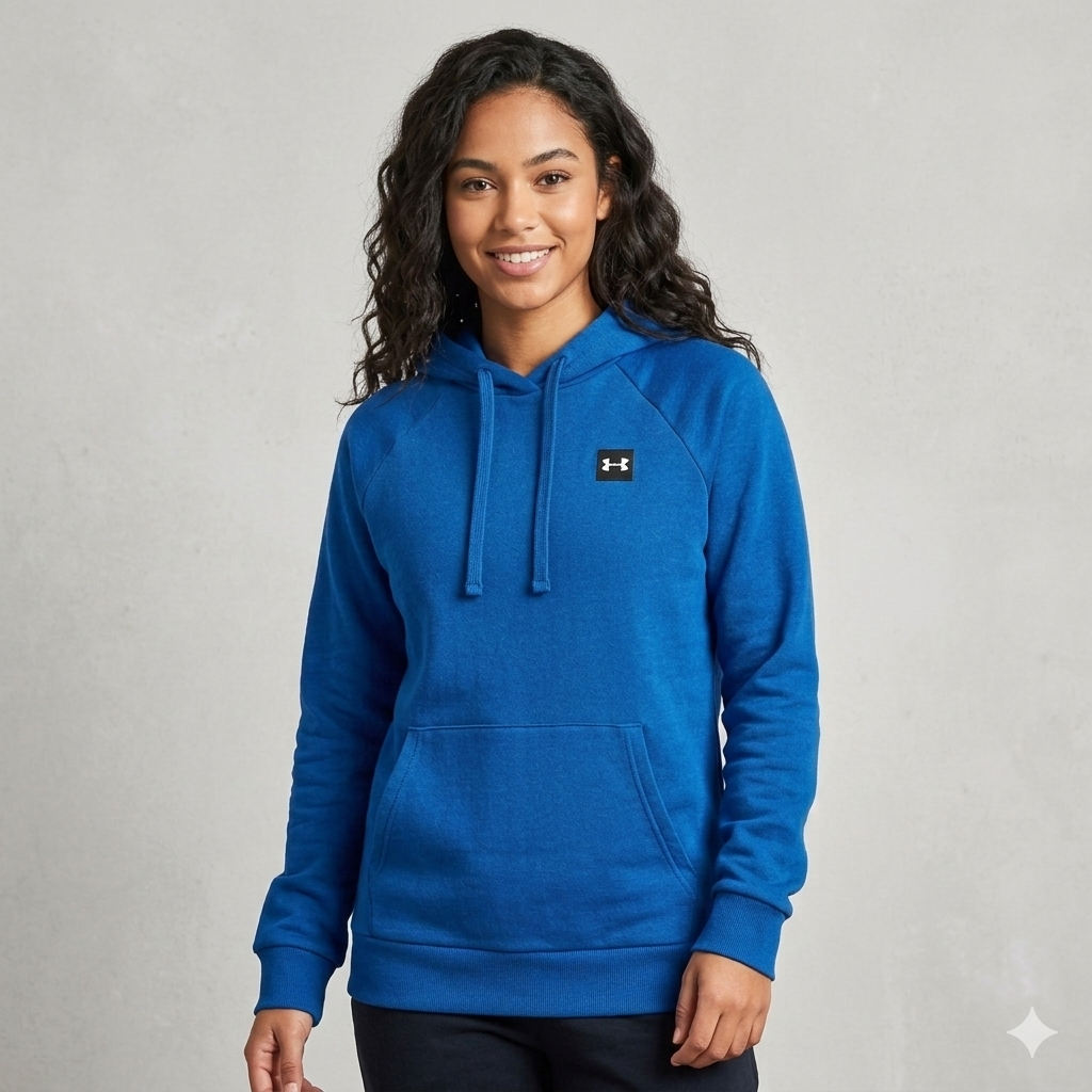 Толстовка (худи) Under Armor синяя